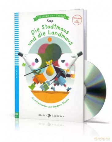 LN Die Stadtmaus und die Landmaus książka online A1 - Ezop [KSIĄŻKA]