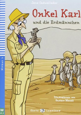 LN Onkel Karl und die Erdmännchen Ksiązka + Audio-CD A1 - Jane Cadwallader [KSIĄŻKA]