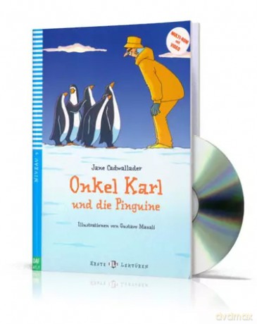 LN Onkel Karl Und Die Pinguine książka + CD - Jane Cadwallader [KSIĄŻKA]