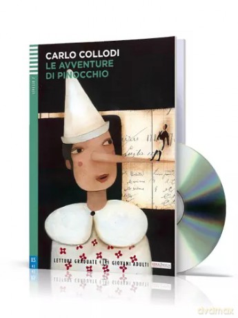 LW La avventure di Pinocchio Książka + Audio-CD A2 - Carlo Collodi [KSIĄŻKA]