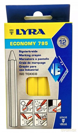 Lyra Economy795 Kreda 11/110 do drewna żólty