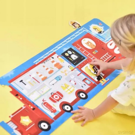 Make-a-Match Puzzle. Fire Truck [KSIĄŻKA]