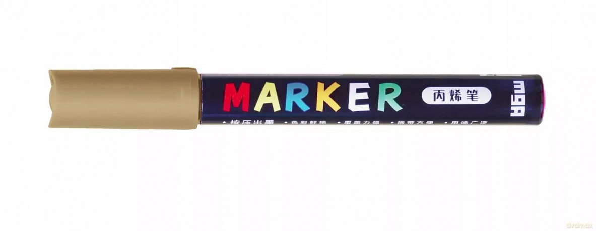 Marker akrylowy M&G 1-2 mm ochra nr 24