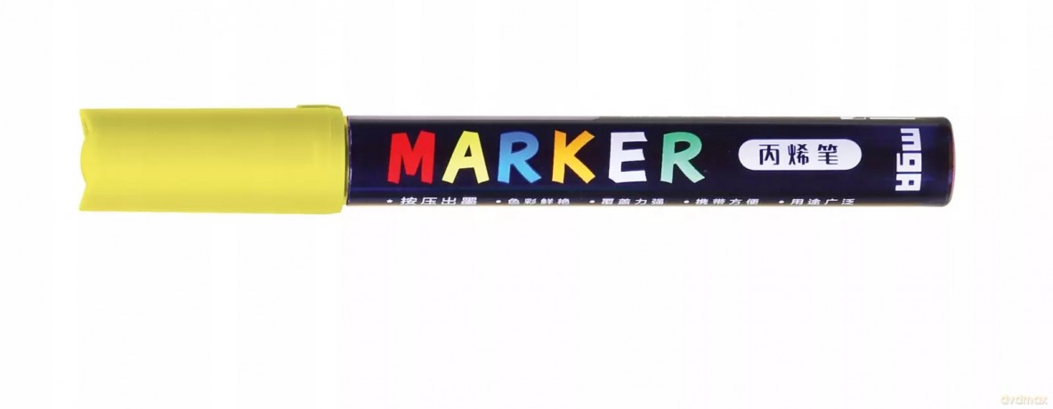 Marker akrylowy M&G żółty neon nr 4 1-2 mm