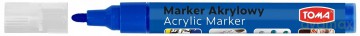 Marker akrylowy Toma 1 szt. niebieski