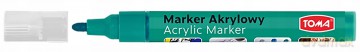 Marker akrylowy Toma TO-402 2,5 mm zielony