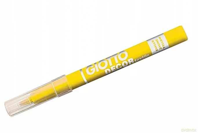 Marker dekoracyjny żółty Giotto 1 szt.