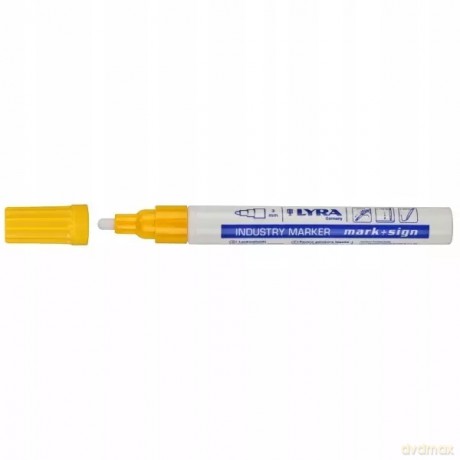 Marker dekoracyjny, permanentny żółty LYRA 1 szt.