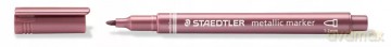 Marker dekoracyjny, zmazywalny różowy metaliczny Staedtler 1 szt.