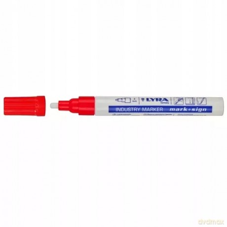 Marker olejowy czerwony LYRA 1 szt.