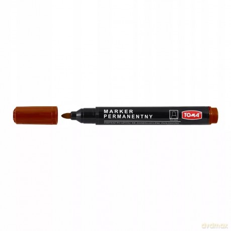 Marker permanentny brązowy Toma 1 szt.