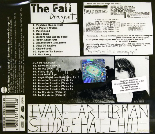 The Fall: Dragnet [CD]