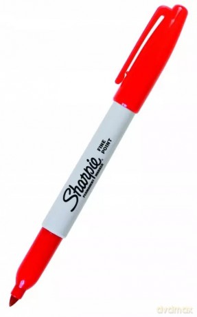 Marker permanentny czerwony Sharpie 1 szt.