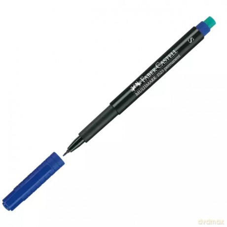 Marker permanentny niebieski Faber-Castell 1 szt.