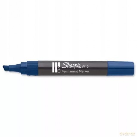 Marker permanentny niebieski Sharpie W10 ścięty