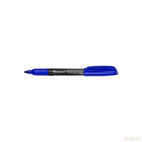 Marker permanentny niebieski Titanum 1 szt.