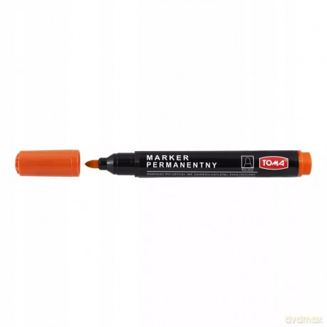 Marker permanentny pomarańczowy Toma 1 szt.