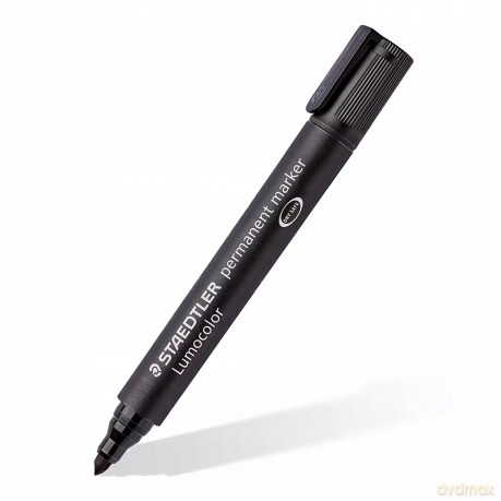 Marker permanentny Staedtler ścięty Czarny