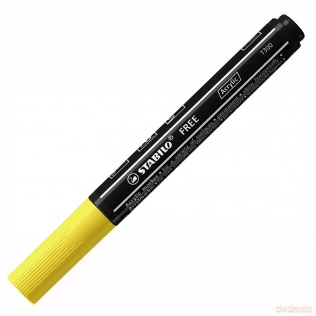 Marker permanentny T300, żółty
