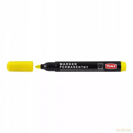 Marker permanentny żółty Toma 1 szt.