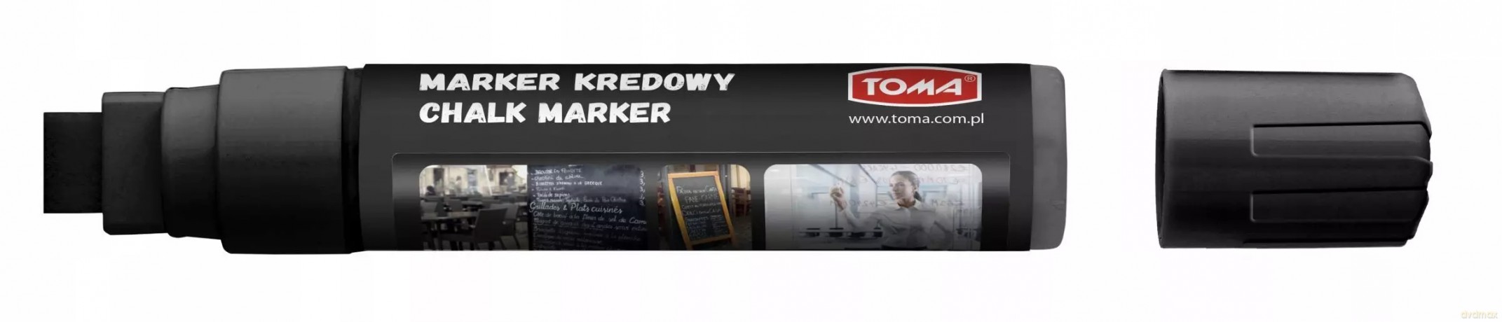 Marker zmazywalny czarny Toma 1 szt.