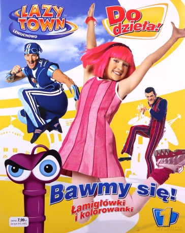 Lazy Town Leniuchowo. Do dzieła! Zestaw 3 książki + prezent [KSIĄŻKA]