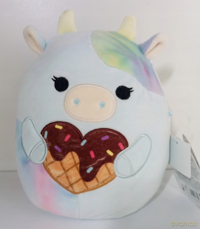 Maskotka pluszak Walentynki Squishmallows 19cm krówka Caedia