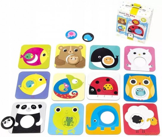 Match the Baby. Puzzles 18m+ [KSIĄŻKA]