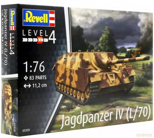Model Set Jagdpanzer IV (L/70) 1:72. Revell. [KSIĄŻKA]