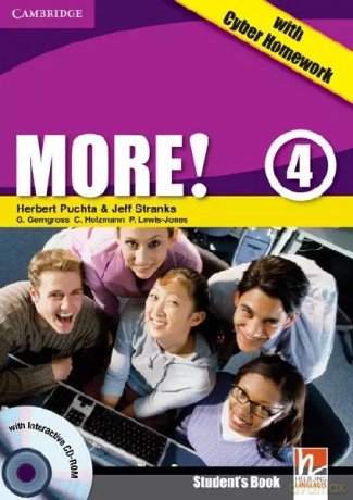 More! 4 podręcznik w/CDROM Cyber Hwork [KSIĄŻKA]