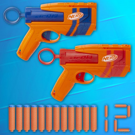 NERF N Series Duo Pack, pistolety i wyrzutnie