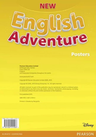 New English Adventure PL 1 Posters [KSIĄŻKA]