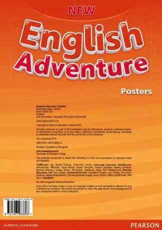 New English Adventure PL 3 Posters [KSIĄŻKA]