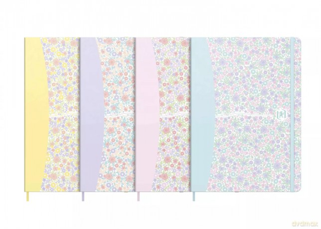 Notatnik Oxford Floral A5 80 kartek Linia