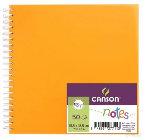 Notes 18.5x18.5cm Canson Odcienie pomarańczowego