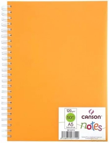Notes A5 Canson Odcienie pomarańczowego