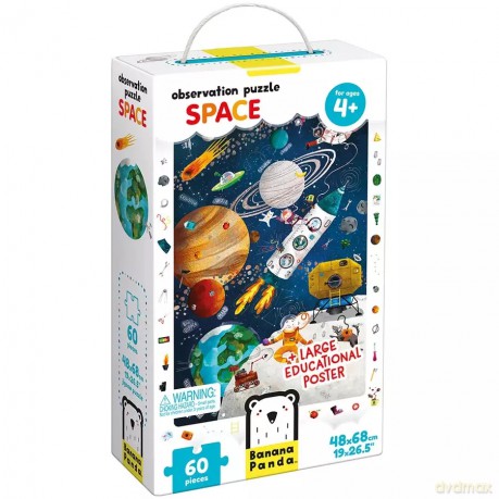 Observation Puzzle. Space 4+ [KSIĄŻKA]