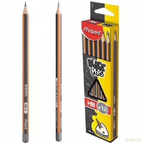 Ołówek Blackpeps HB (12szt) MAPED