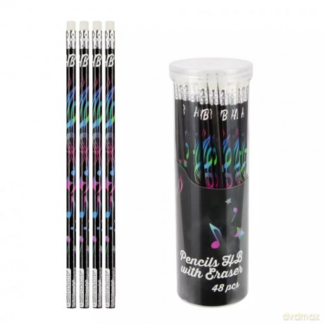 Ołówek z gumką Hb Music Starpak Tub A 48 288/1440