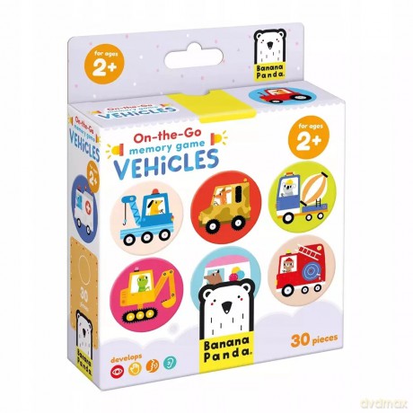 On-the-Go Memory Game .Vehicles 2+ [KSIĄŻKA]