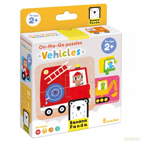 On-the-Go Puzzles. Vehicles 2+ [KSIĄŻKA]
