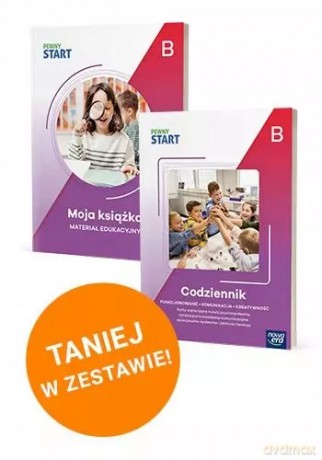Pewny start. B Zestaw Moja książka. Codziennik. Funkcjonowanie, komunikacj, kreatywność [KSIĄŻKA]