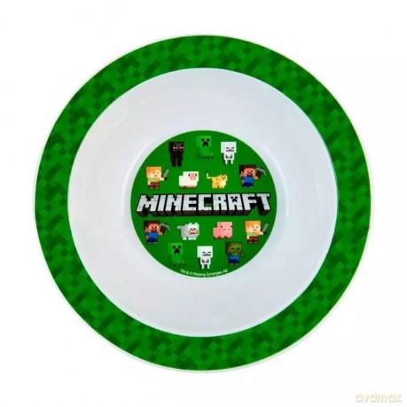 Plastikowa miska ze skórkami Minecrafta