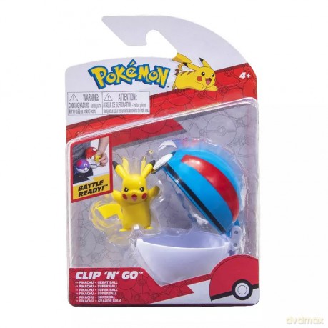 Pokemon Clip N Go. Pikachu [FIGURKA]