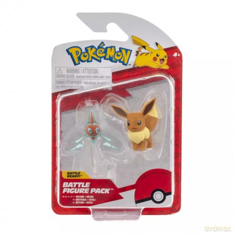 POKEMON Figurki Bitewne Eevee Rotom, figurki [FIGURKA]
