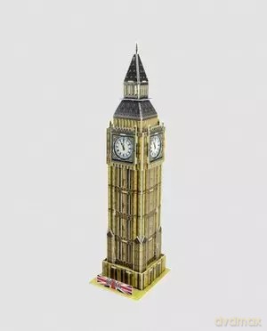 PUZZLE 3D PUZLEO Big Ben - Rees [KSIĄŻKA]