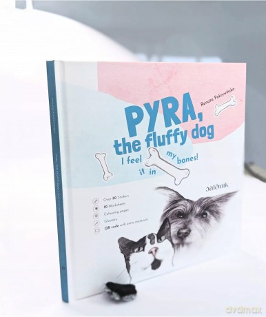 Pyra, the Fluffy dog. I feel it in my bones! [KSIĄŻKA]