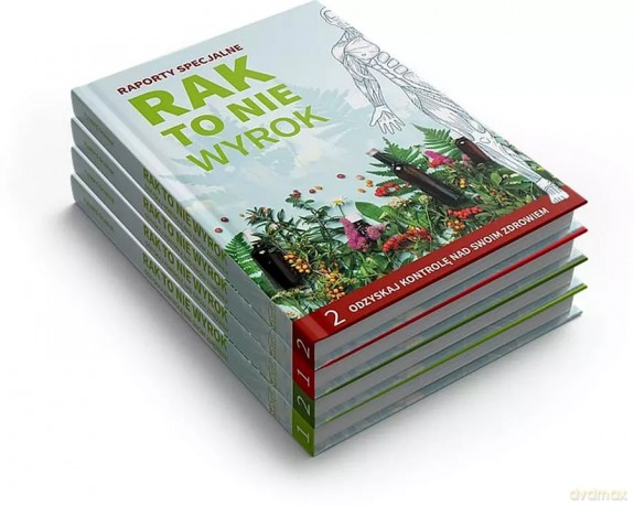 Rak to nie wyrok. Pakiet 4 tomów - Ryszard Grzebyk [KSIĄŻKA]