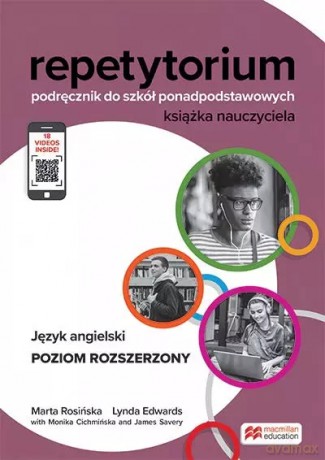 Repetytorium. Podręcznik do szkół ponadpodstawowych. Język angielski. Poziom rozszerzony. Książka nauczyciela [KSIĄŻKA]