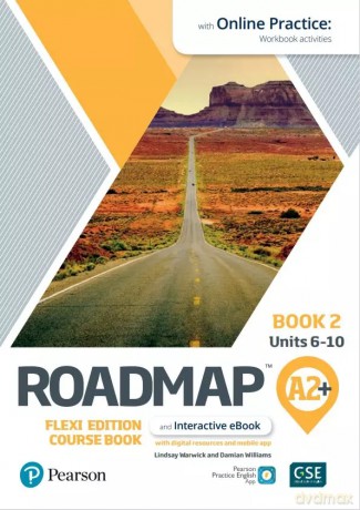 Roadmap A2+. Flexi Edition. Course Book 2 and Interactive eBook with Online Practice Access [KSIĄŻKA]
